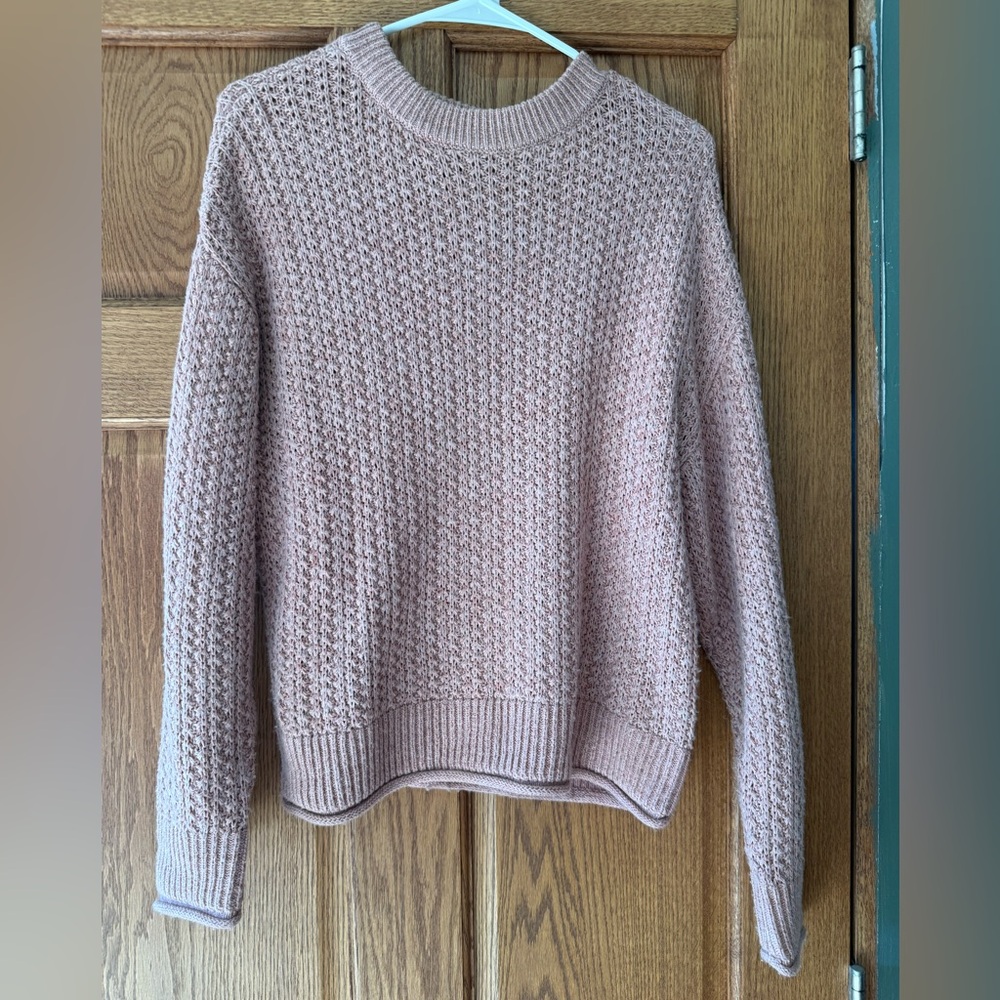 Universal Thread Mauve Textured Knit Sweater
